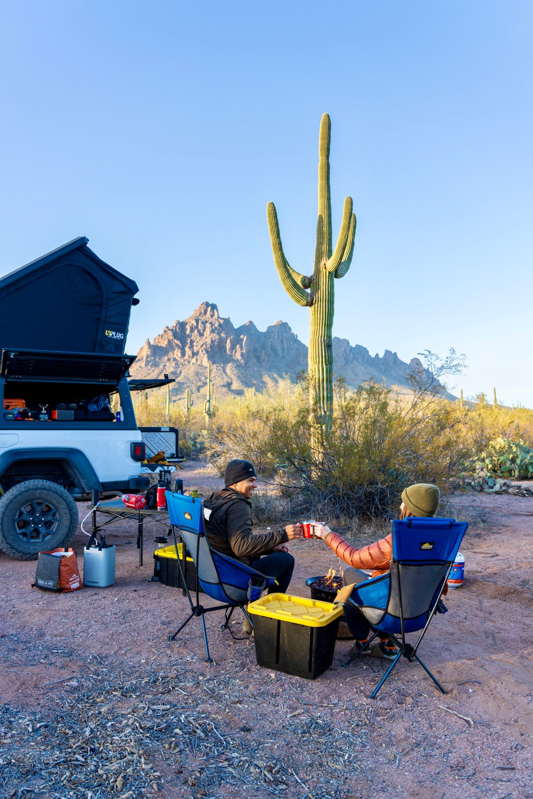 Camping in Ironwood Forest National Monument