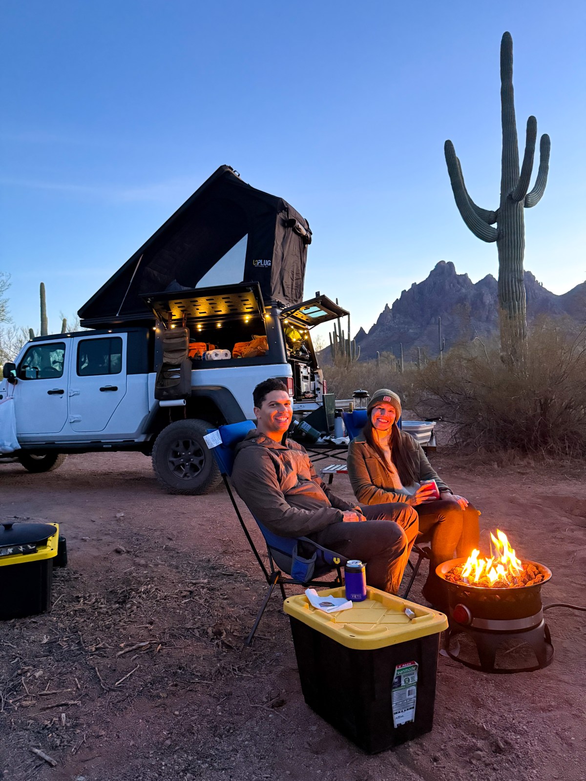 Camping in Ironwood Forest National Monument