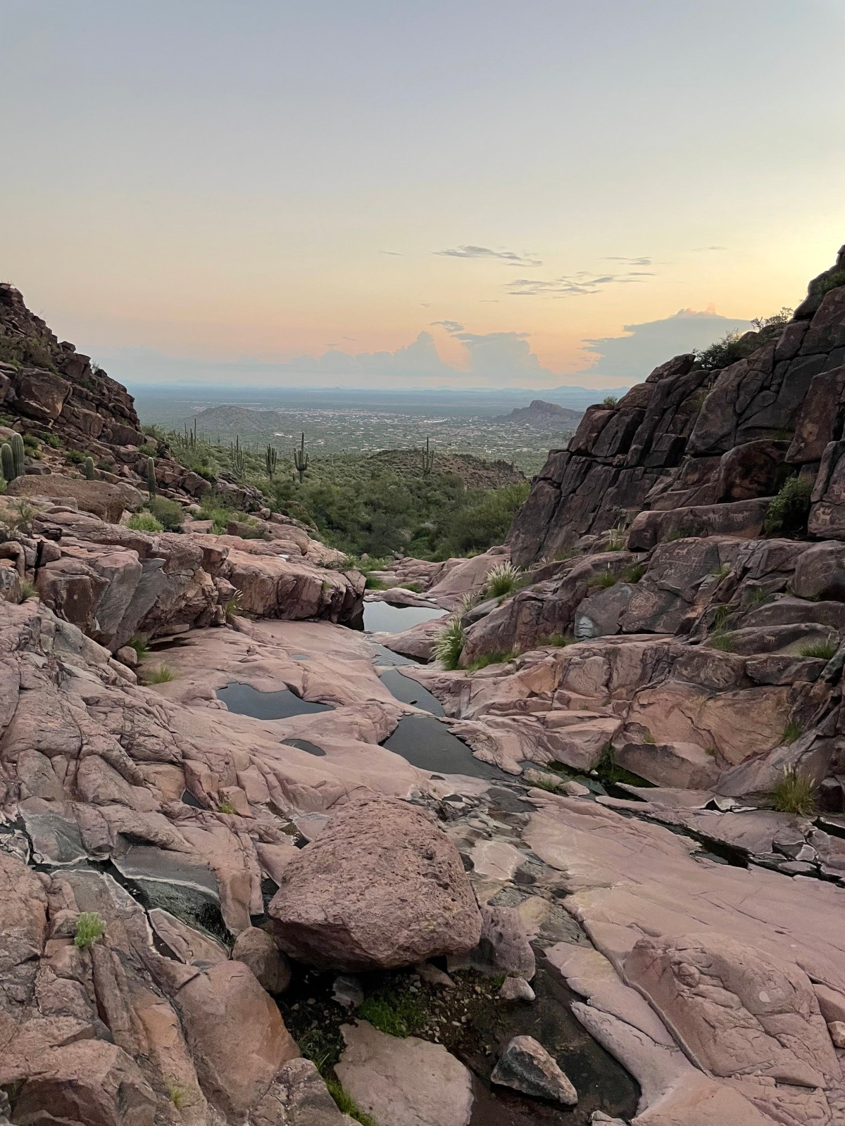 Pools at Hieroglyphic Trail