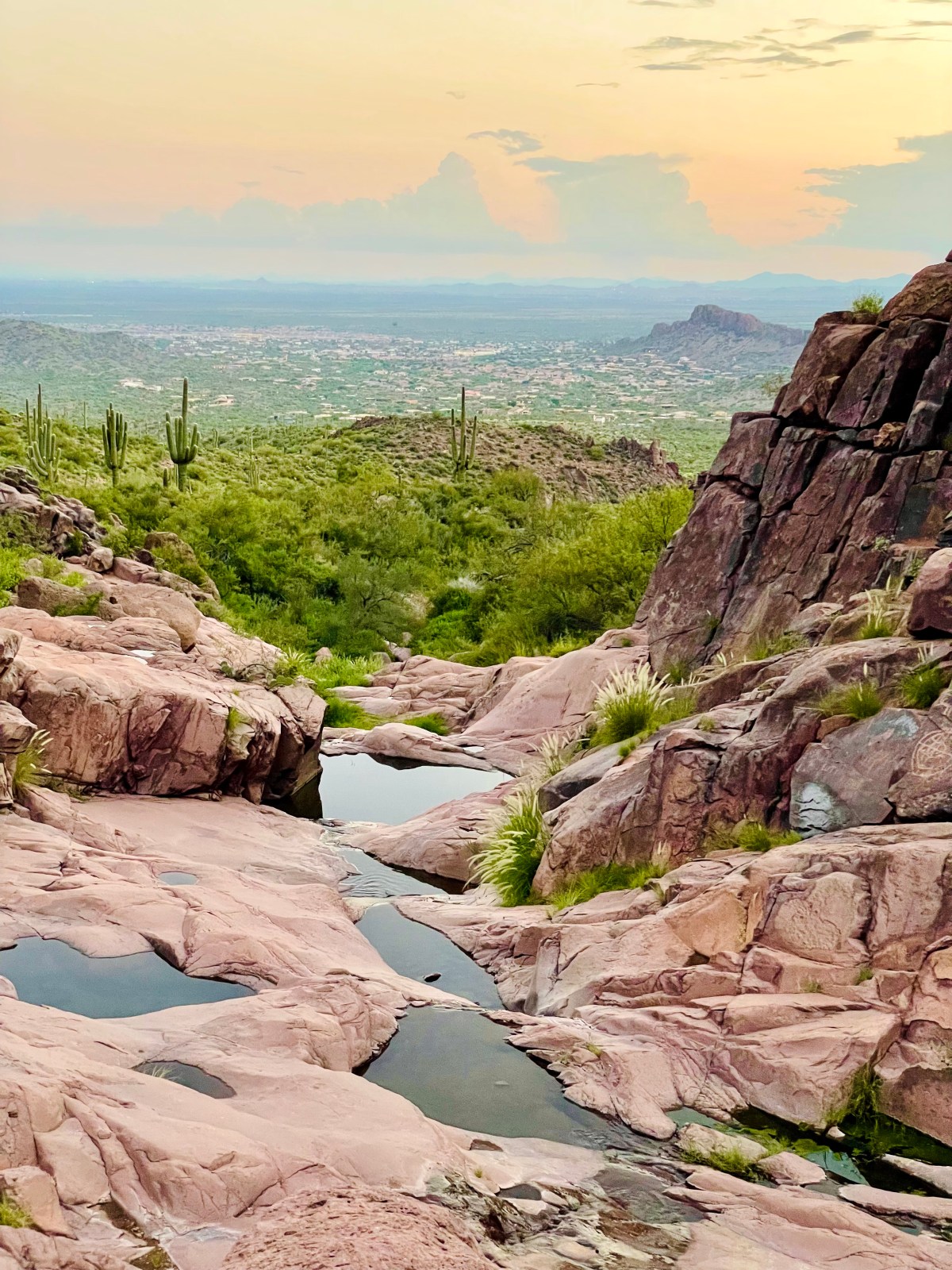 Pools at Hieroglyphic Trail