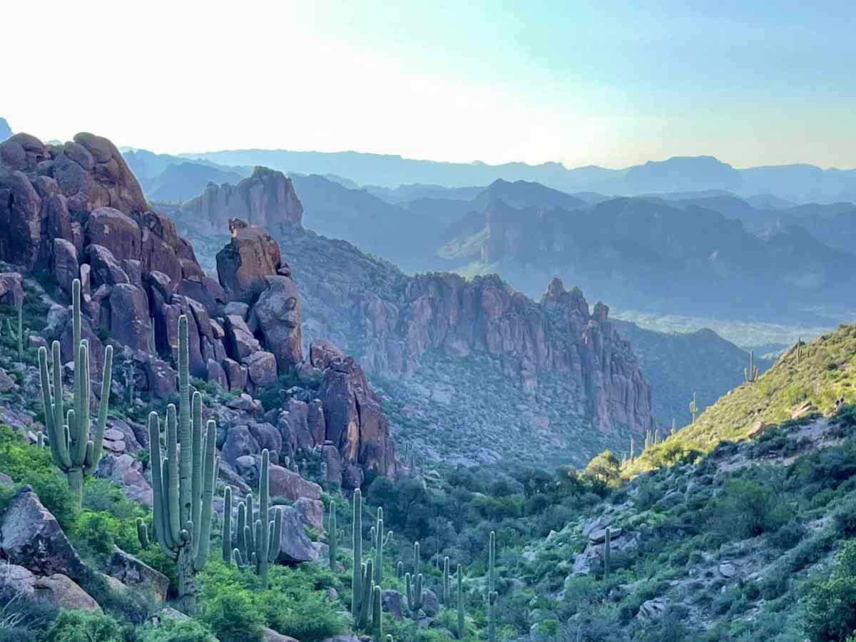 Peralta Trail in the Superstition Wilderness of Tonto National Forest. 5 Must do hikes in the Superstitions