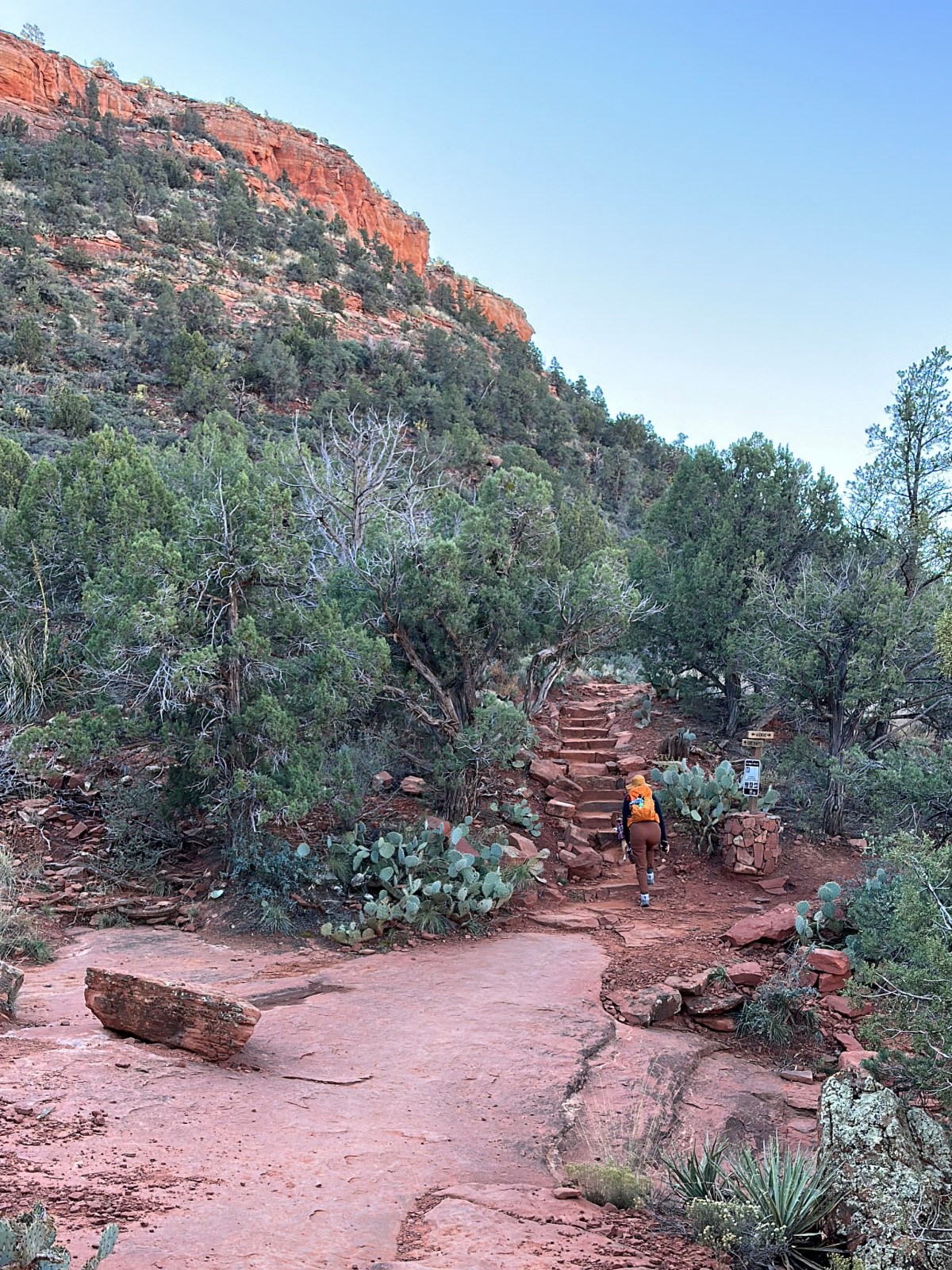 Sedona Hike. Doe Mountain. Red Rock Ranger District, Coconino National Forest