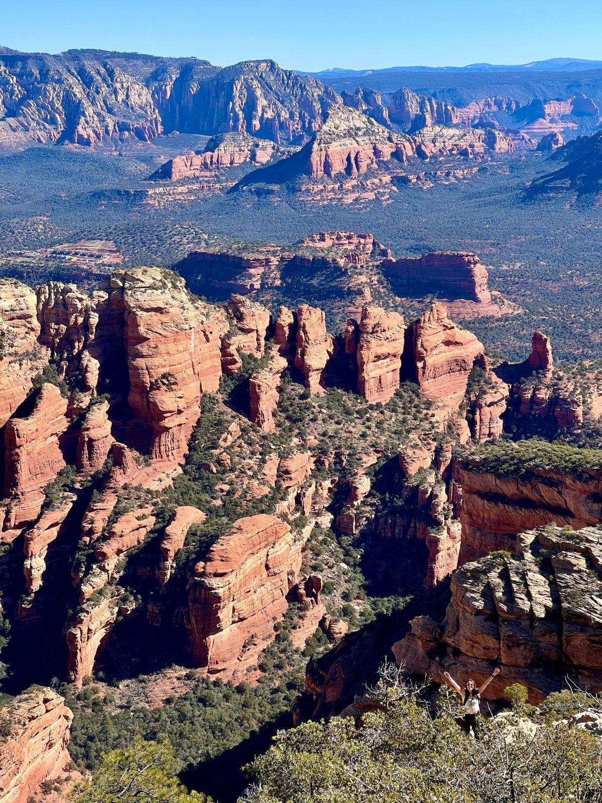 Sedona Hike. Bear Mountain