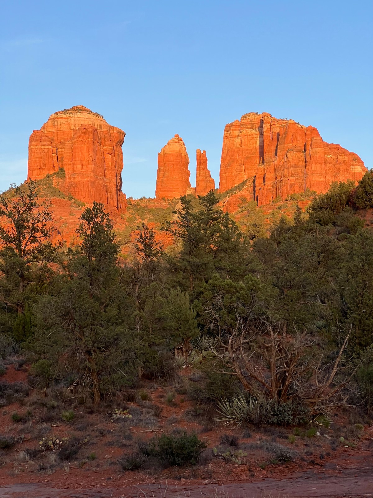 Sedona Hike. Templeton to Baldwin Loop around Cathedral Rock