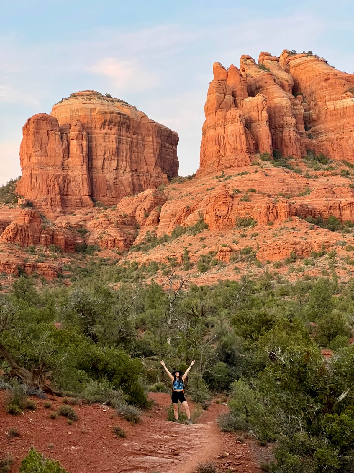 Sedona Hike. Templeton to Baldwin Loop around Cathedral Rock