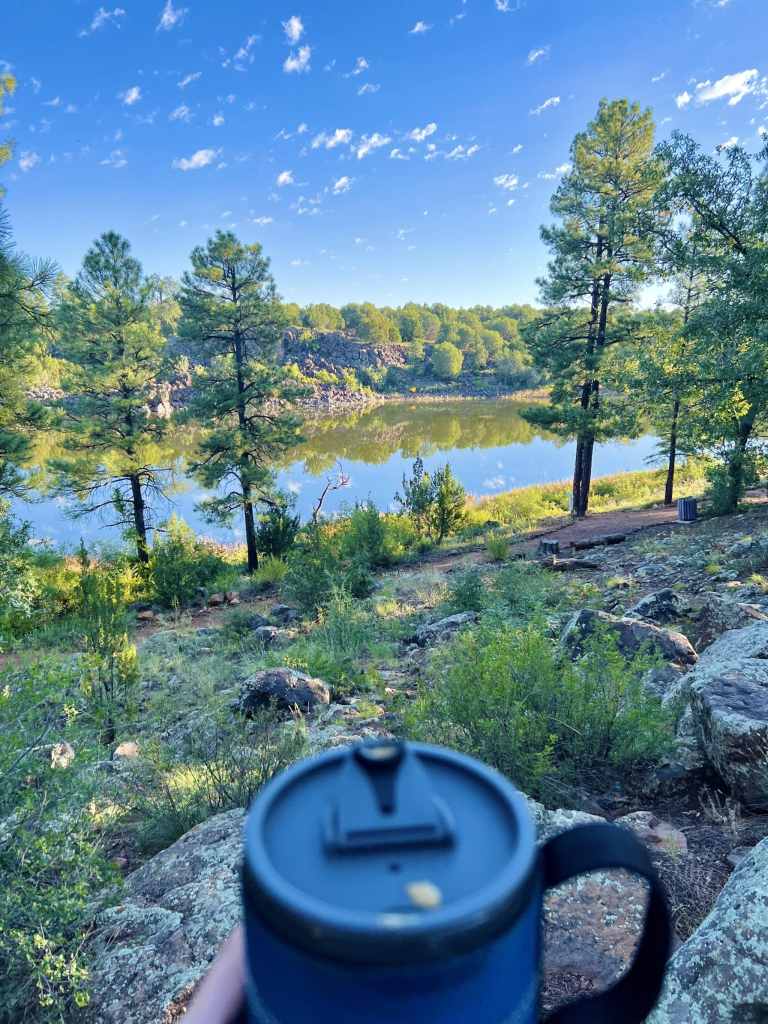 Follow Hollow Lake Recreation Area in Show Low, Arizona