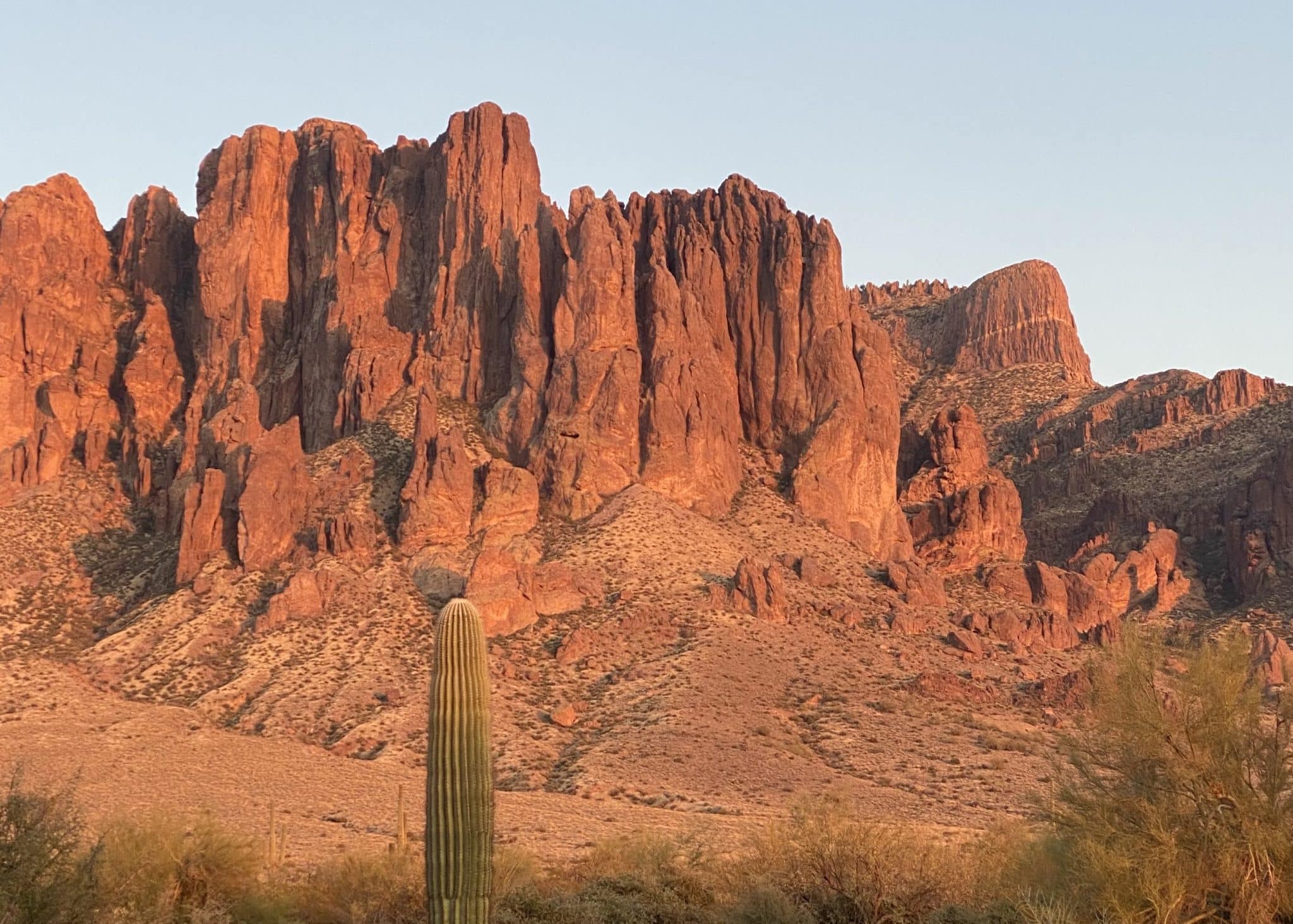 OLD MOUNTAIN 崇行 TO 昌平 Flatiron Hike via Siphon Draw Trail: Superstition Mountains