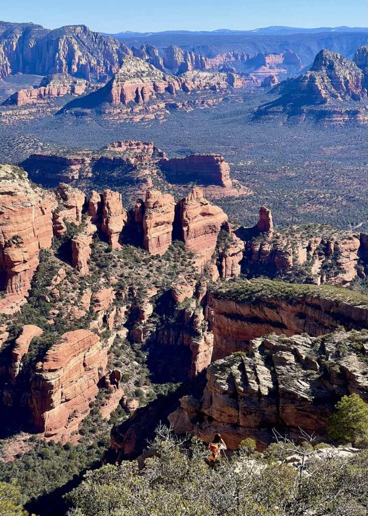 Hard hikes in Sedona, Arizona - difficult Bear Mountain