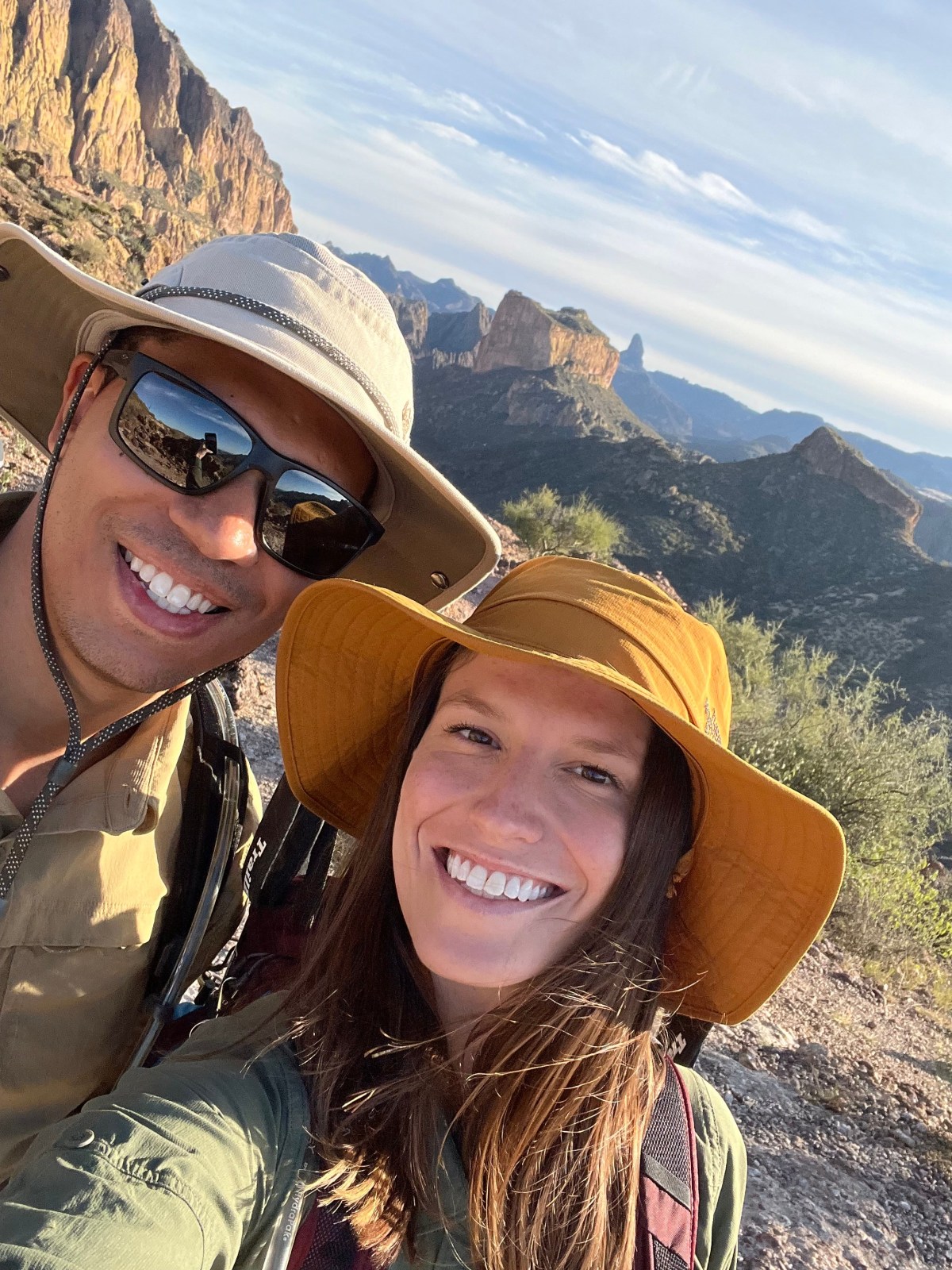 Owen & Lauren on Boulder Canyon Trail