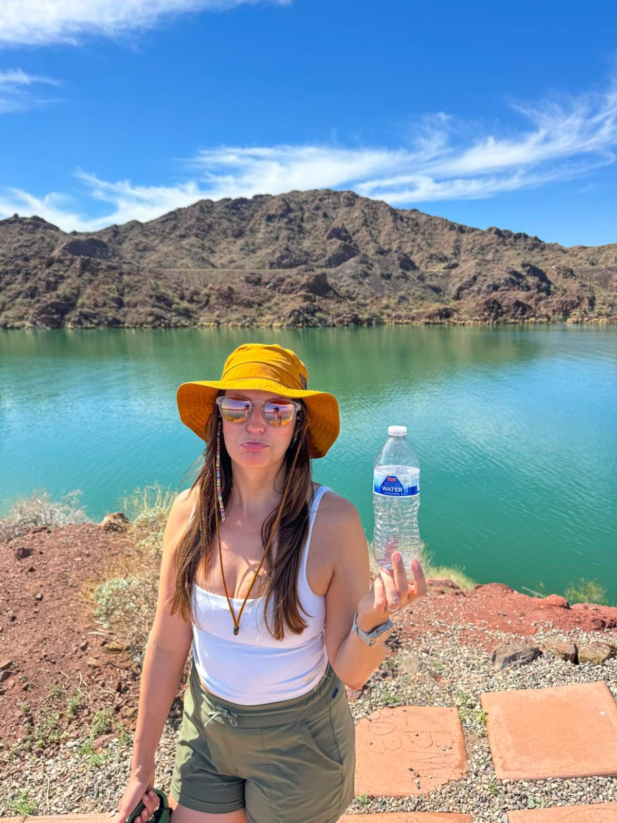 Trash at the Peninsula Trail at Bill Williams National Wildlife Refuge