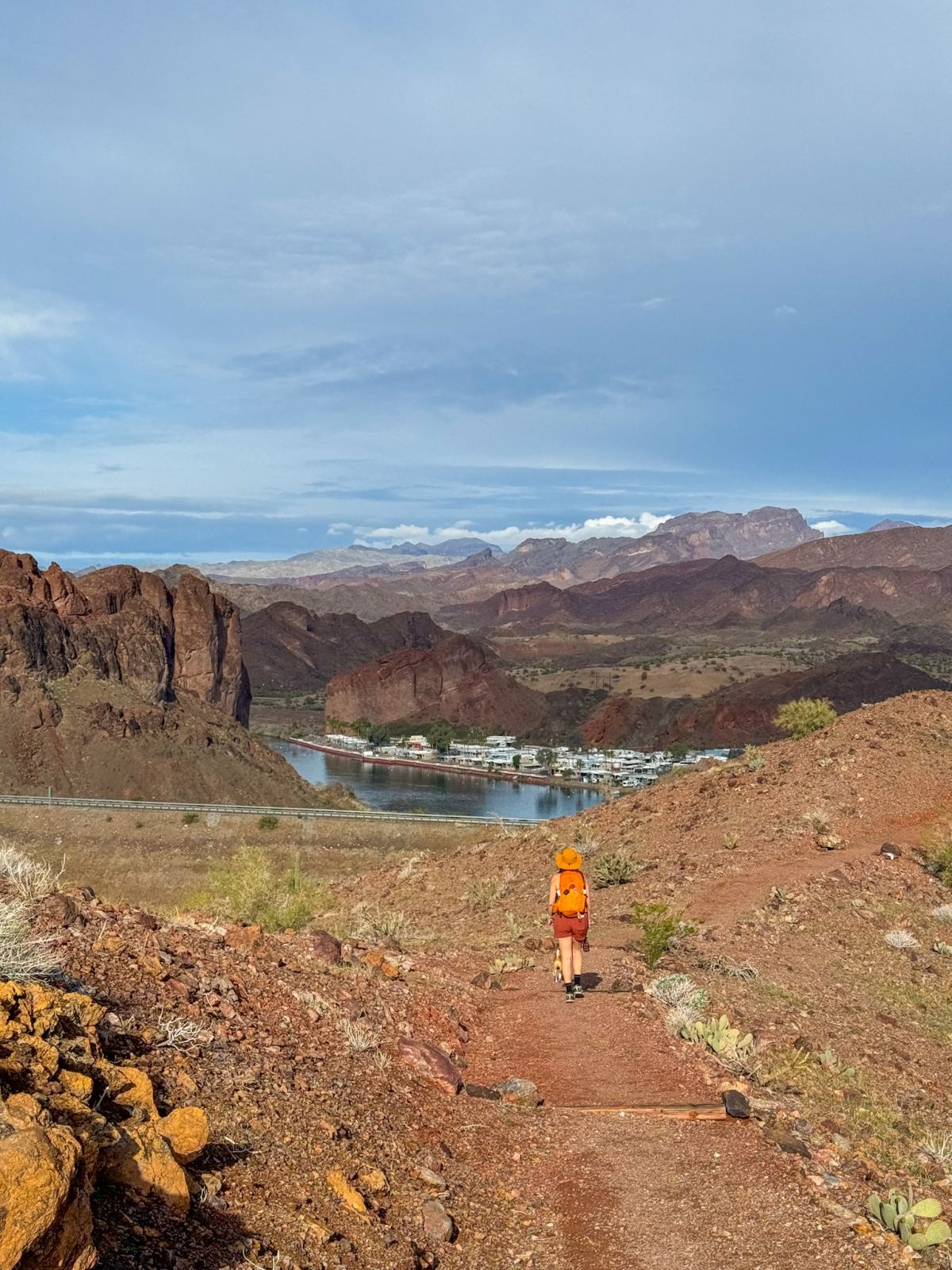 Hiking at Buckskin Mountain State Park