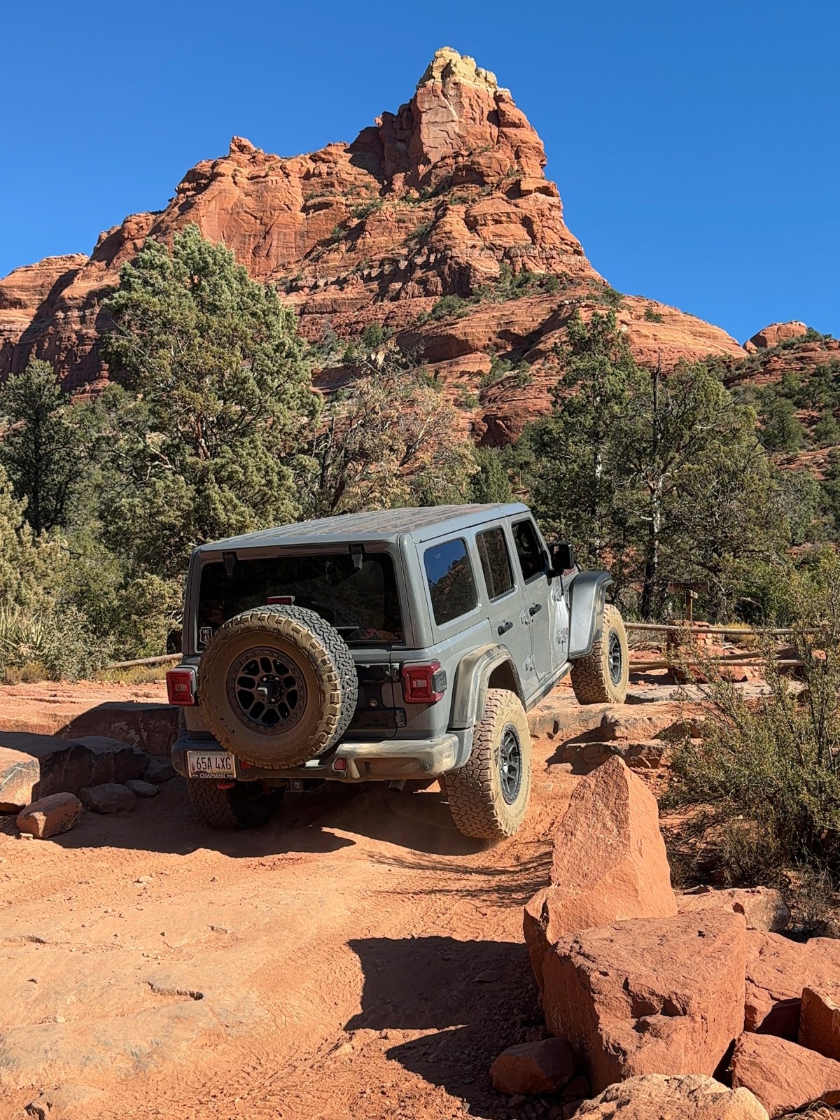 Soldier Pass 4x4 off-road jeep trail in Sedona, AZ