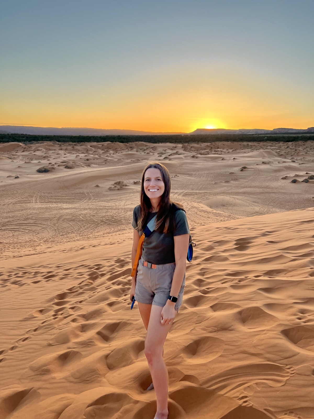 Lauren wearing REI Co-op Trailmade Amphib Shorts​ shorts great for summer hiking