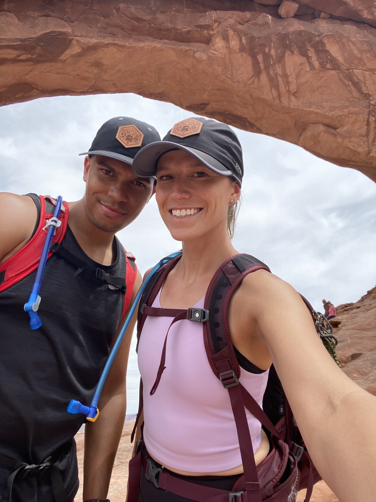 Owen and Lauren in Moab