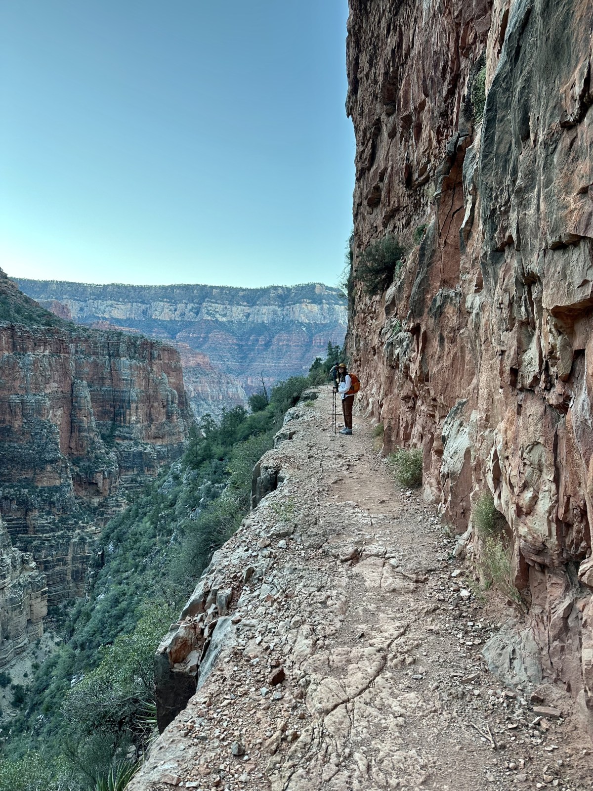 North Kaibab Trail hiking Rim to Rim of the Grand Canyon