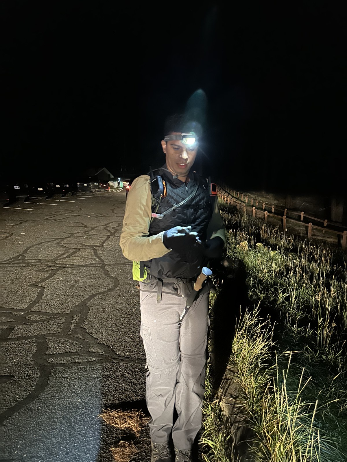 North Kaibab Trailhead before hiking Rim to Rim of the Grand Canyon
