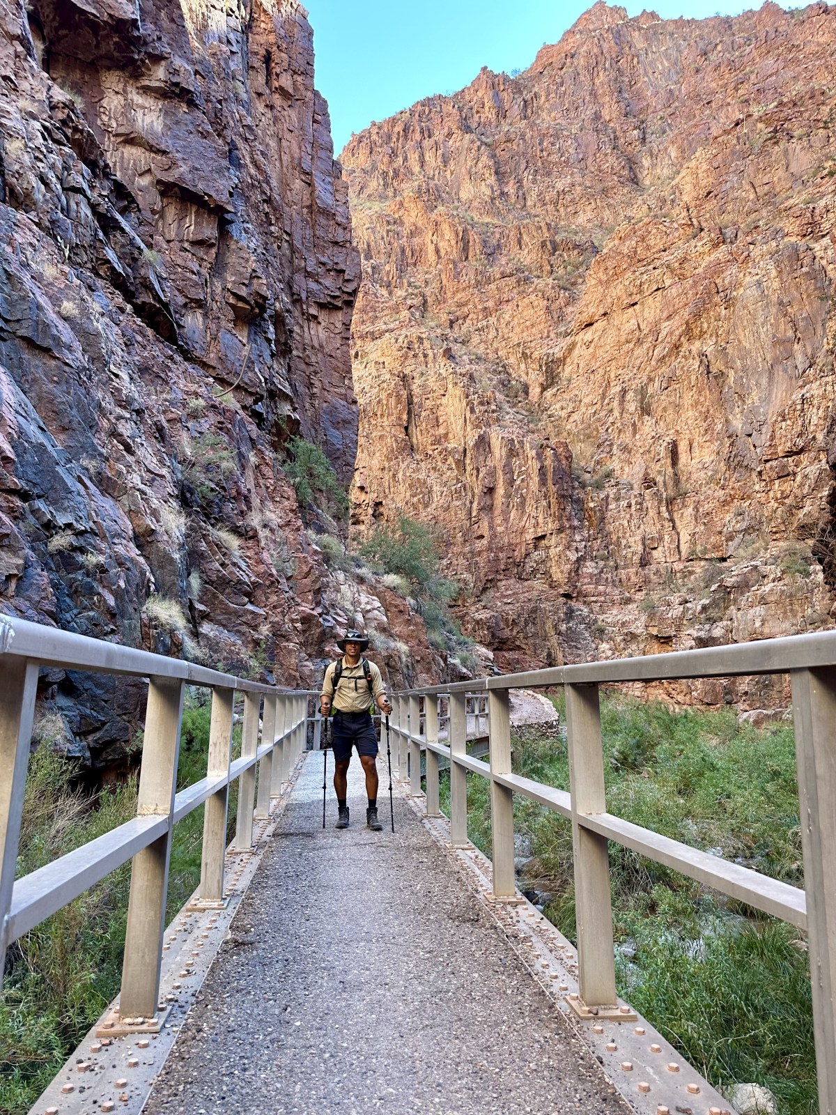 North Kaibab Trail hiking Rim to Rim of the Grand Canyon