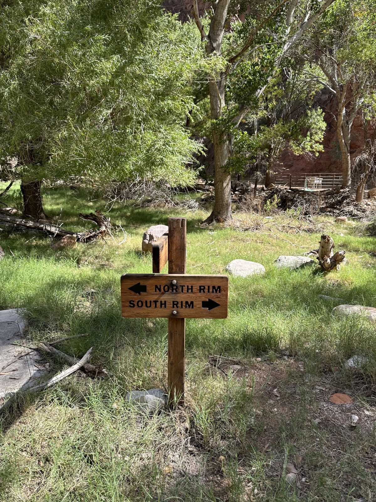 Phantom Ranch, North Kaibab Trail hiking Rim to Rim of the Grand Canyon
