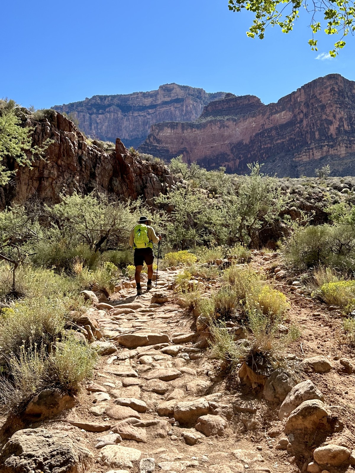 Rim to Rim hike of the Grand Canyon - Bright Angel Trail
