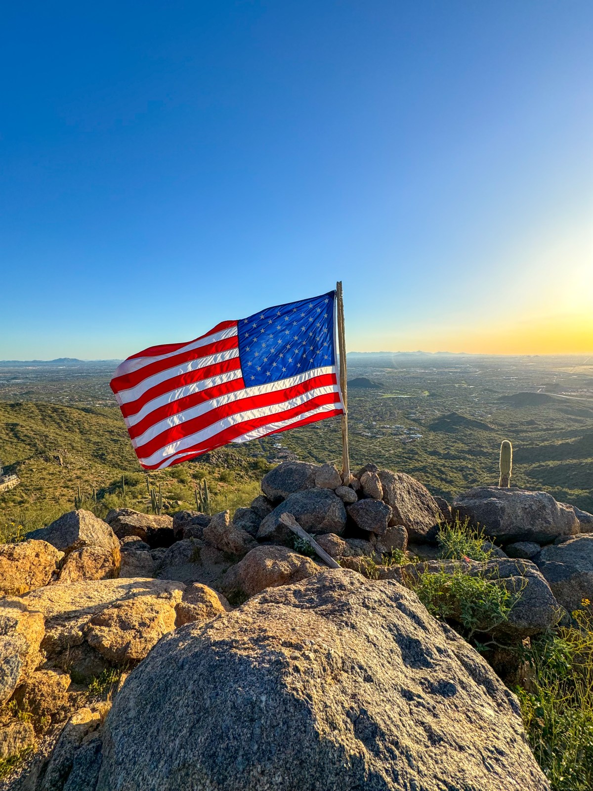 Usery Mountain peak in Tonto National Forest, Mesa, Arizona