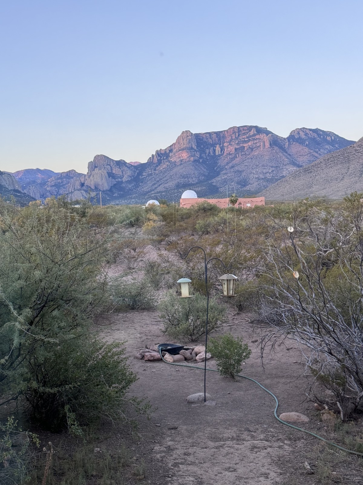 View from airbnb in Portal, Arizona