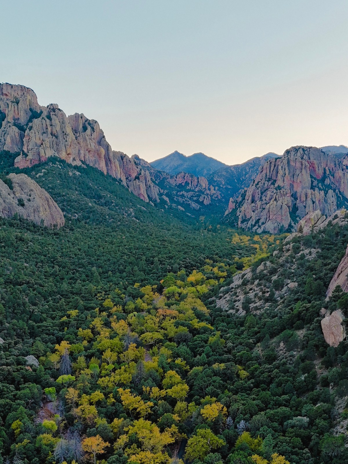 Cave Creek Canyon in the Chiricahua Mountains of Coronado National Forest in Portal, Arizona