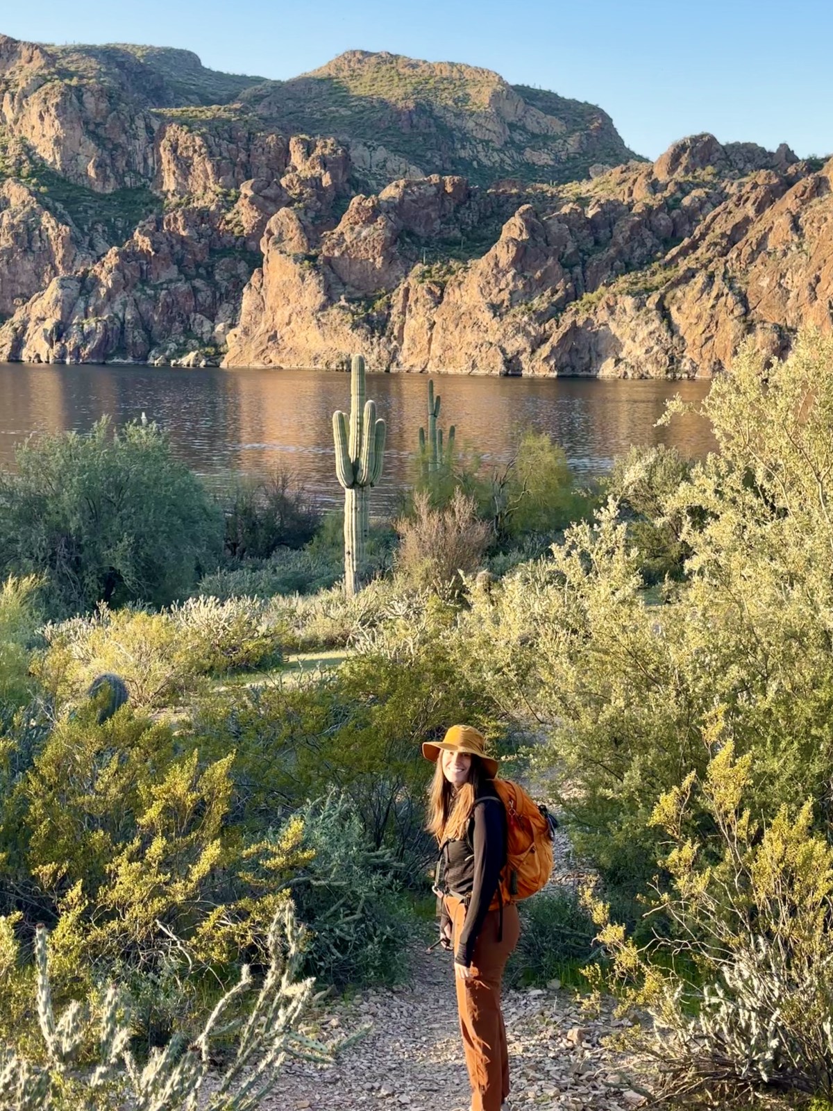 Hiking Butcher Jones Trail, Tonto National Forest, Mesa, Arizona