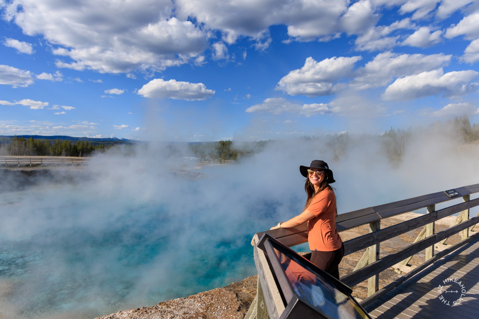Midway Geyser Basin in Yellowstone National Park, Wyoming