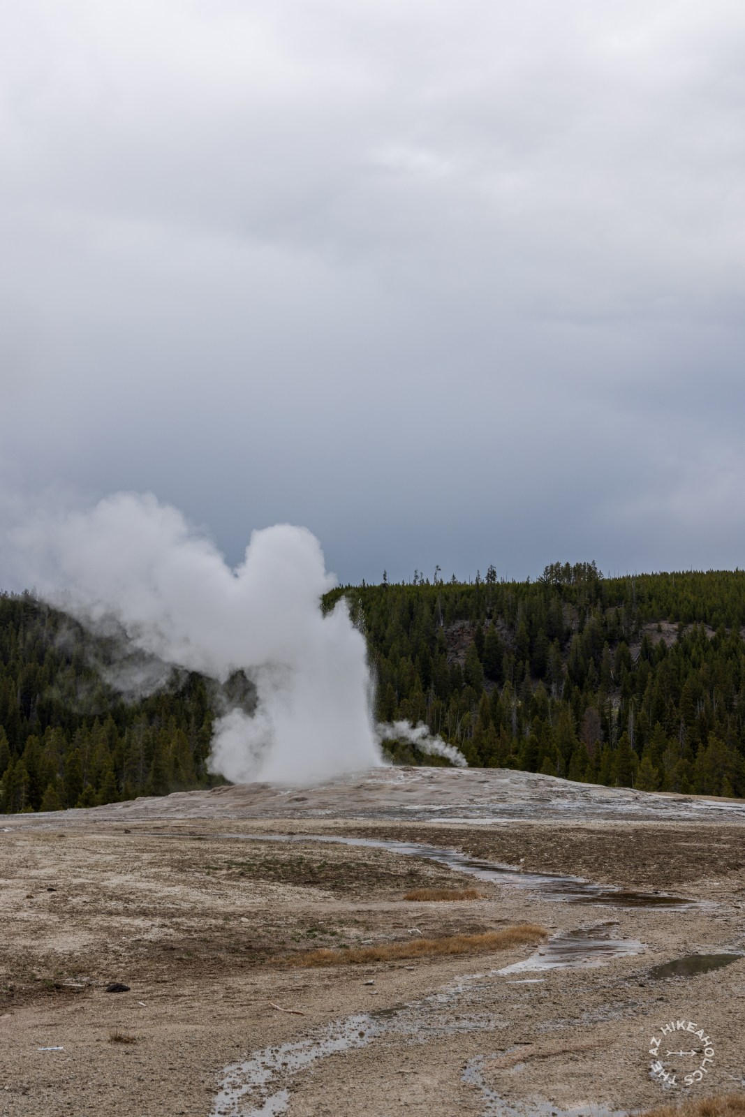 Old Faithful Geyser at Yellowstone National Park, Wyoming