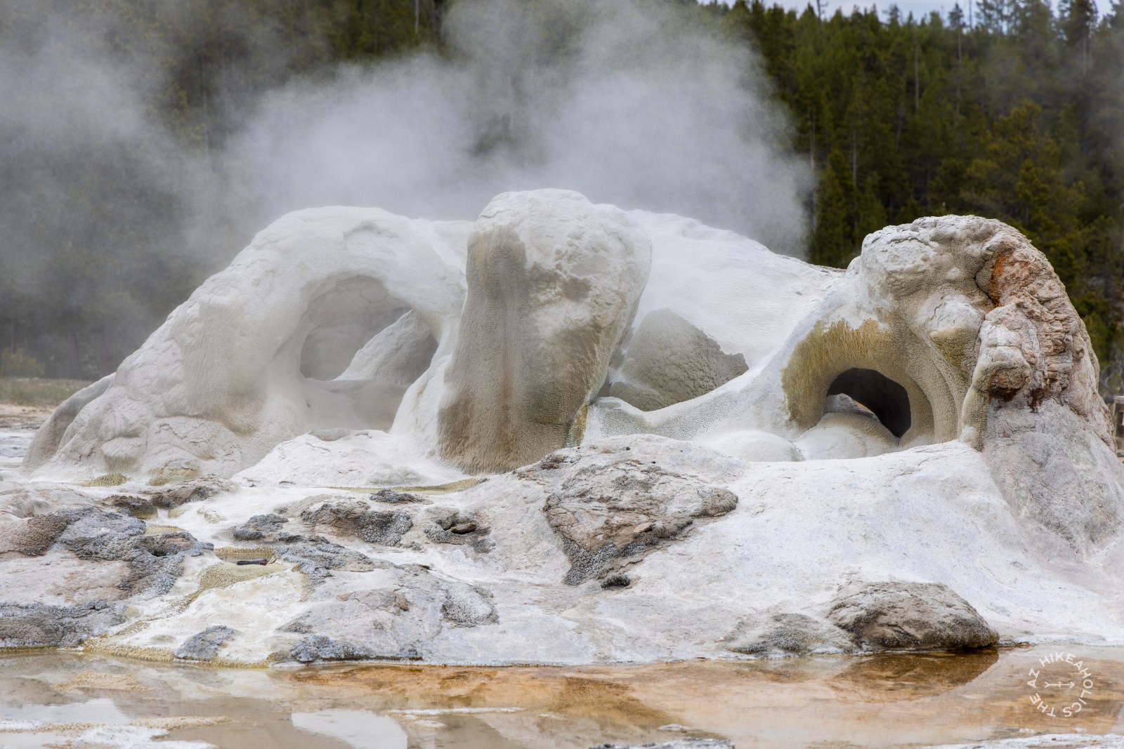 Upper Geyser Basin in Yellowstone National Park