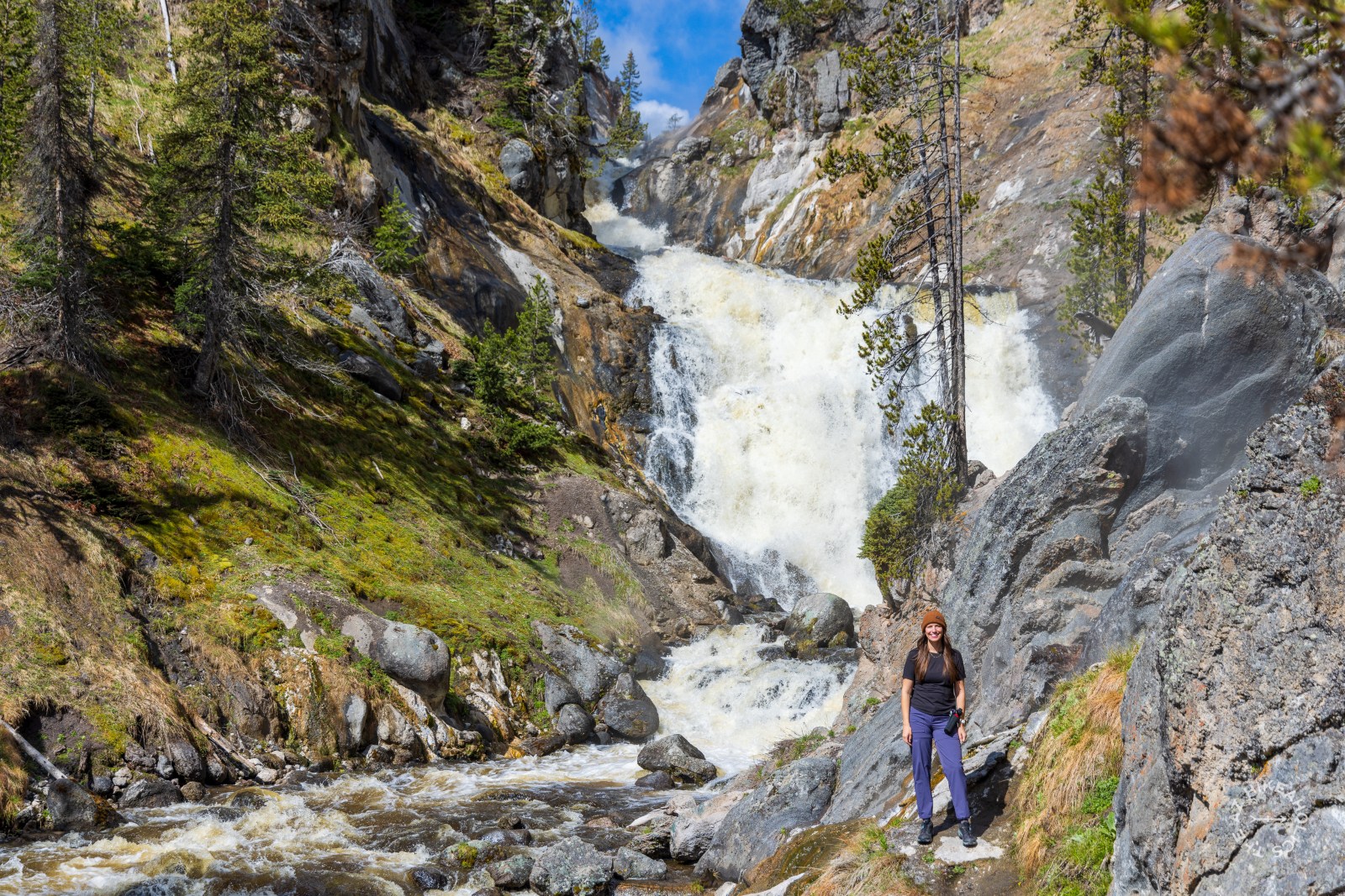 Mystic Falls in Yellowstone National Park