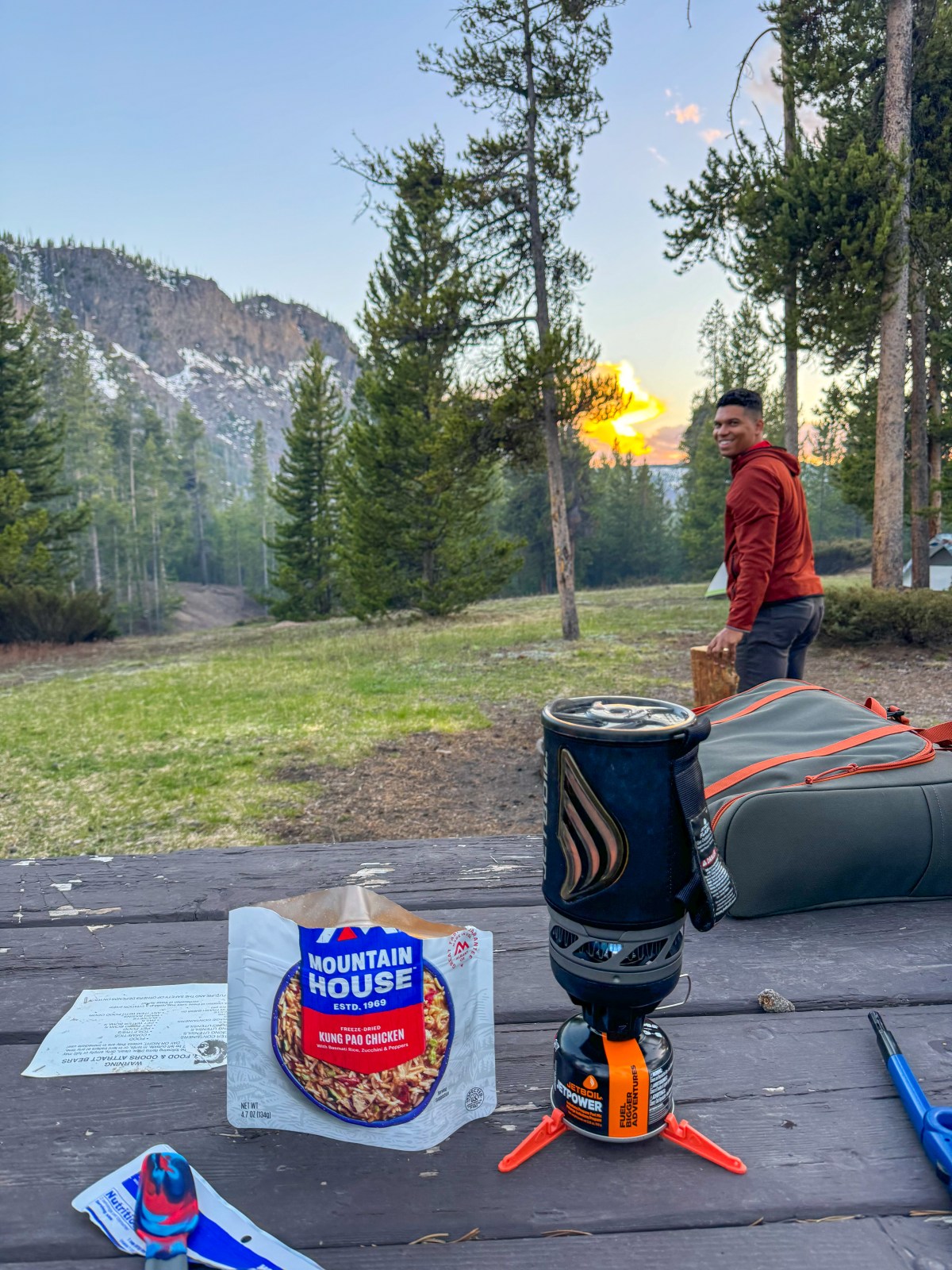 Madison Campground in Yellowstone National Park, Wyoming