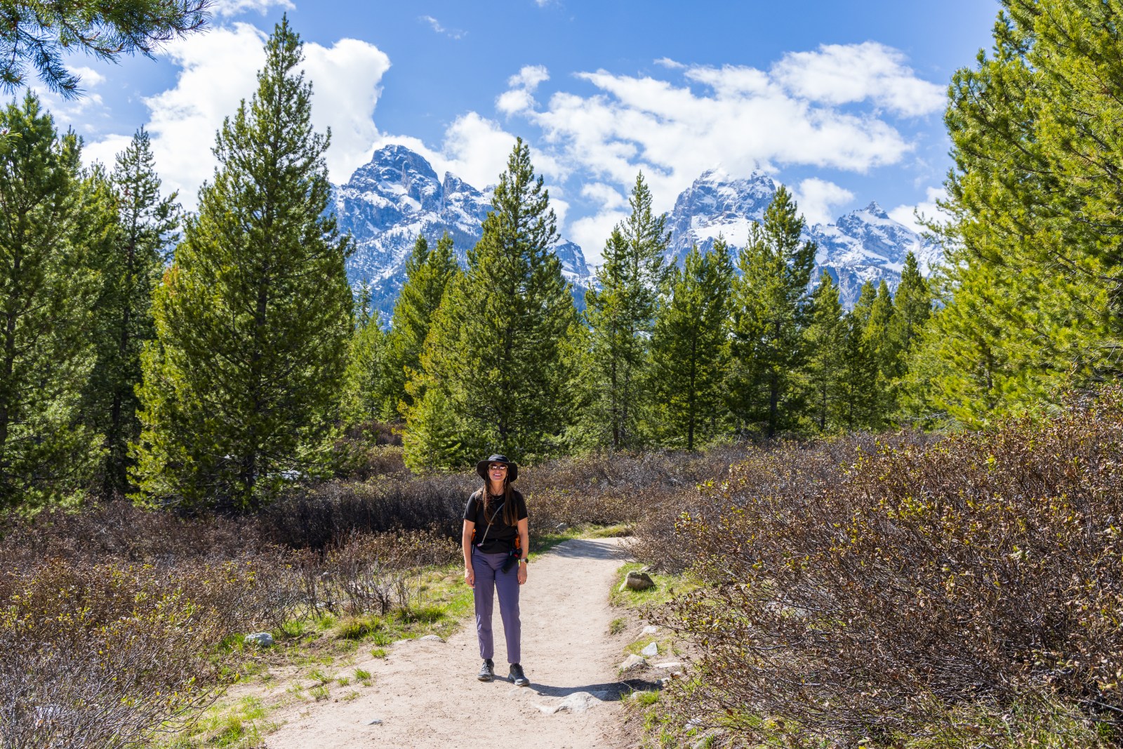 Taggart Lake Trail in Grand Teton National Park, Wyoming