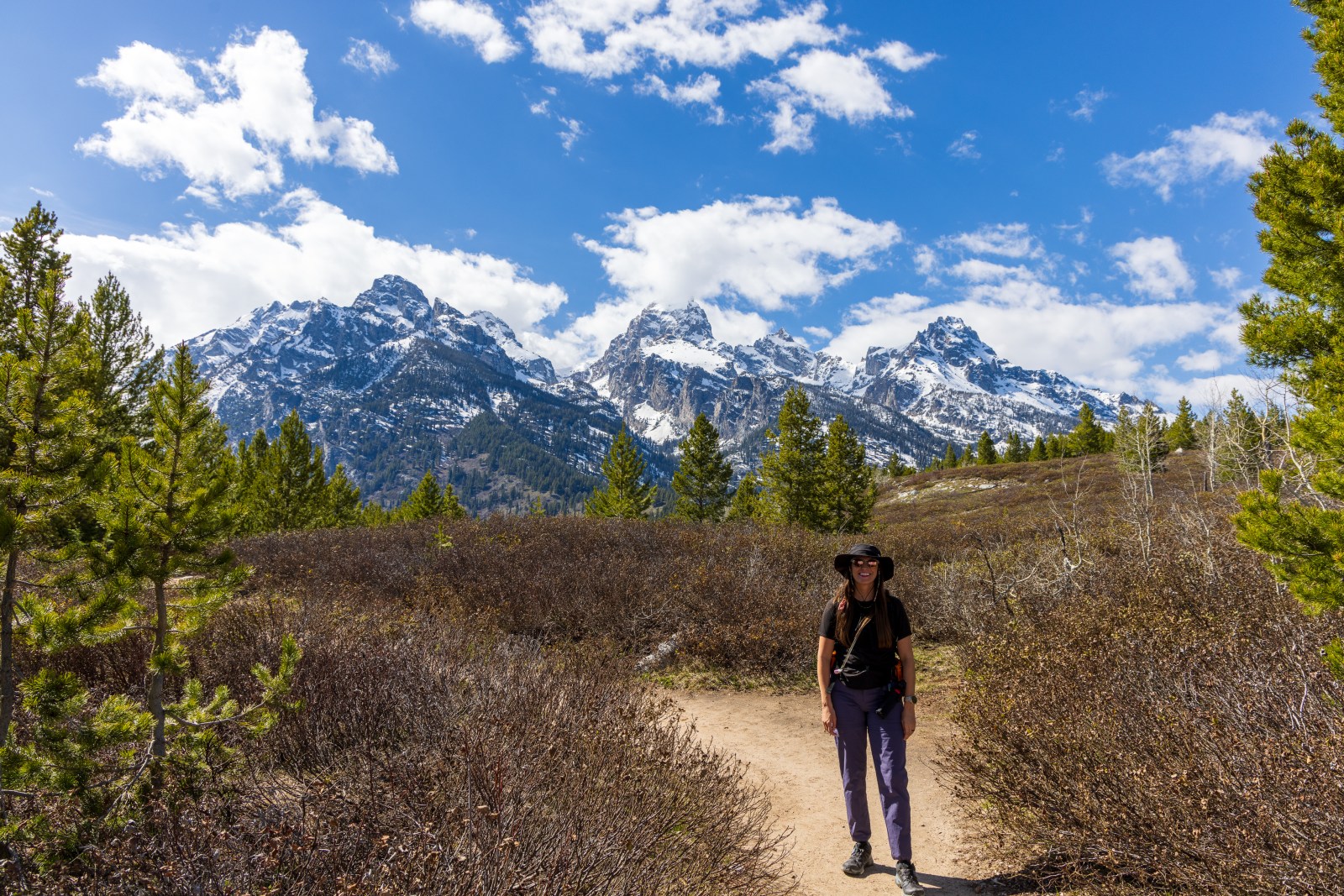 Taggart Lake Trail in Grand Teton National Park, Wyoming