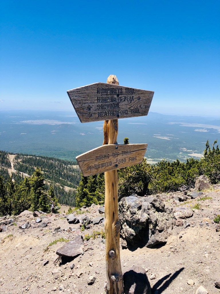 Humphreys Peak trail, Coconino National Forest - Flagstaff, Arizona