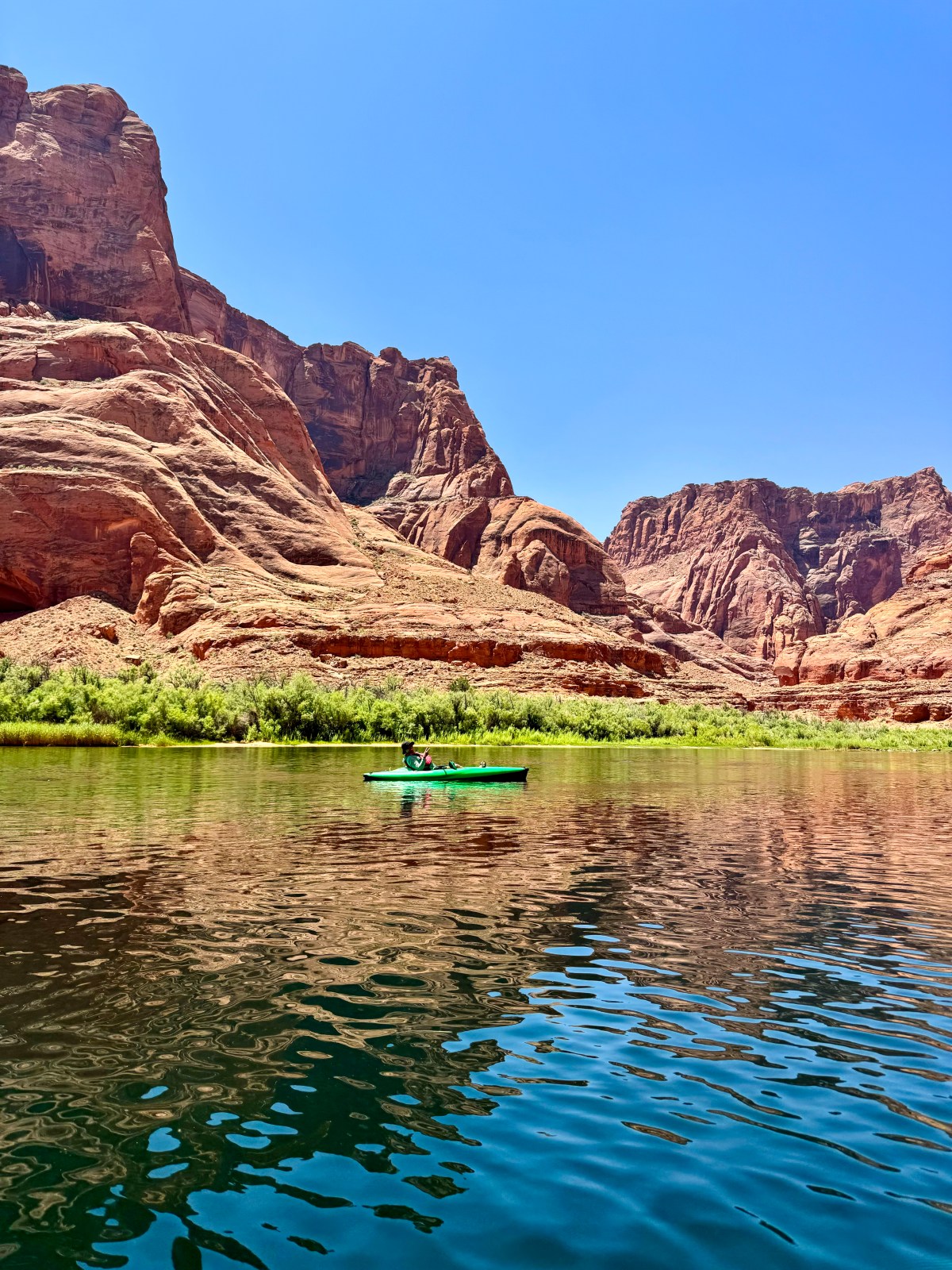 Kayaking the Colorado River and Horseshoe Bend in Glen Canyon National Recreation Area