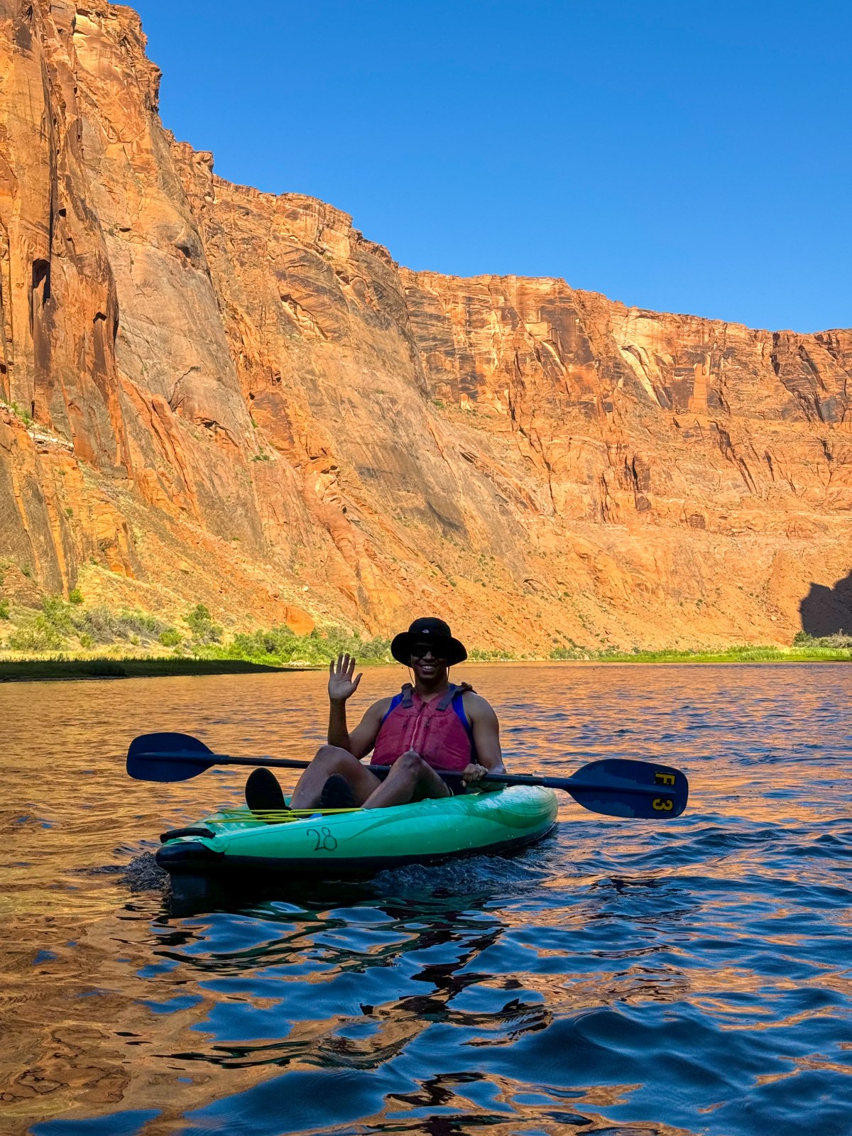 Kayaking the Colorado River and Horseshoe Bend in Glen Canyon National Recreation Area