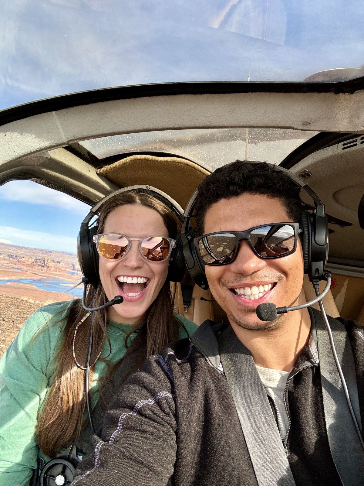 Helicopter tour over Glen Canyon National Recreation Area