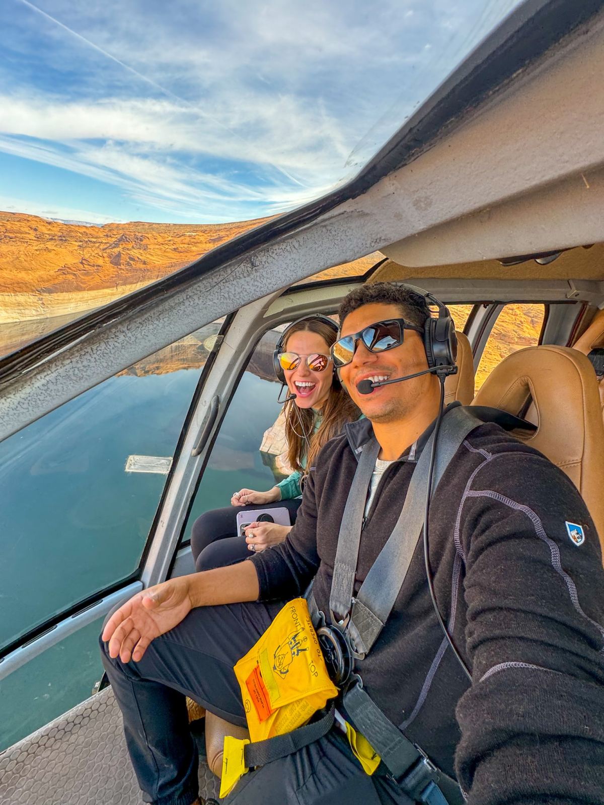 Glen Canyon National Recreation Area view from helicopter tour