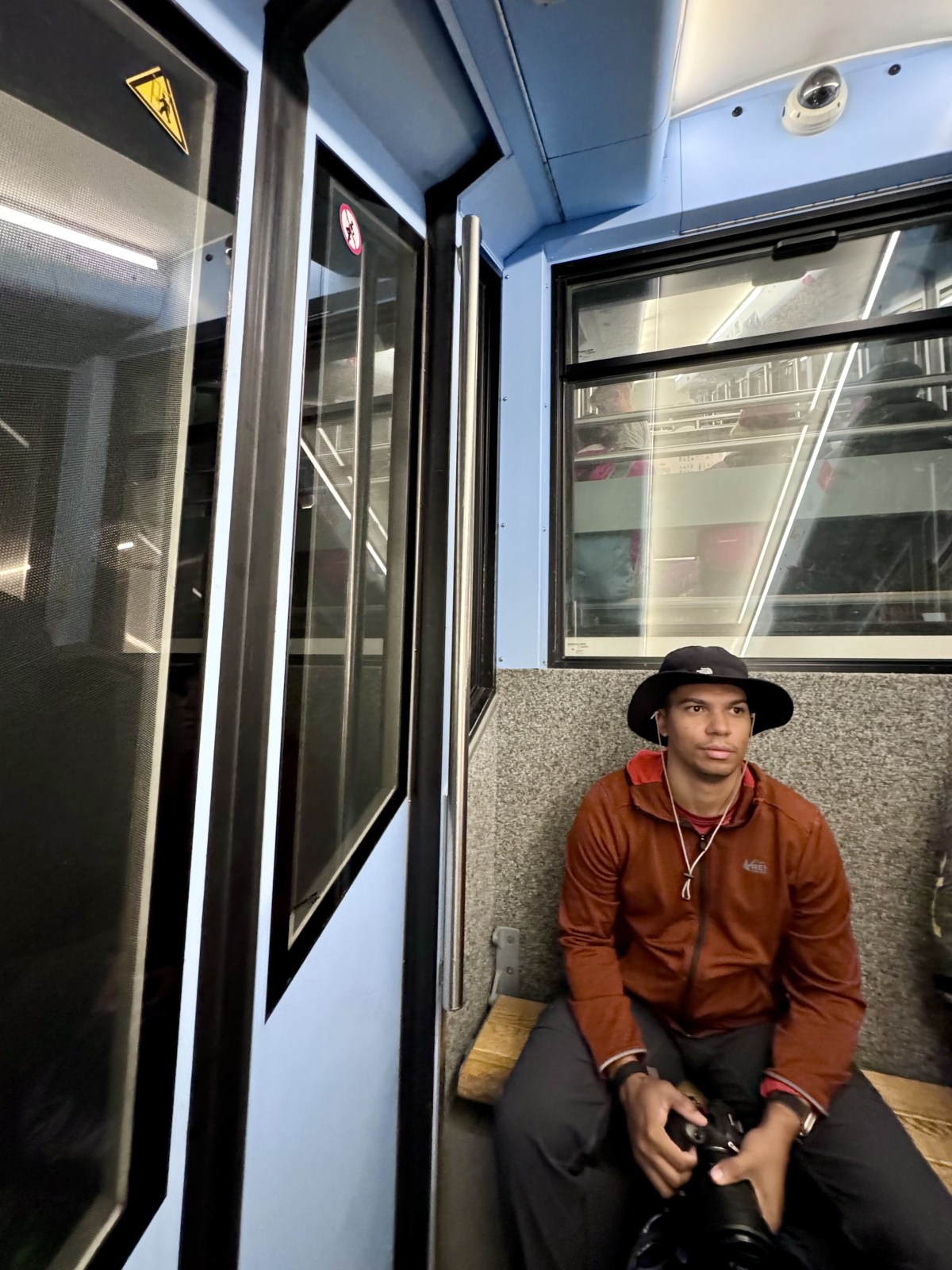 Underground funicular