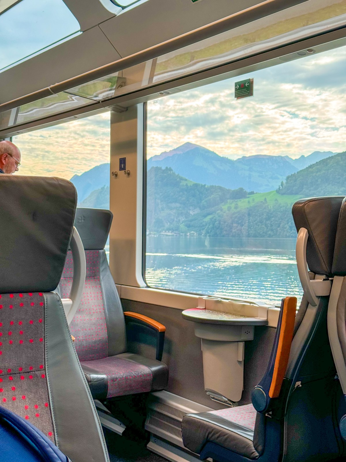 Golden Express route to Interlaken from Lucerne, Switzerland