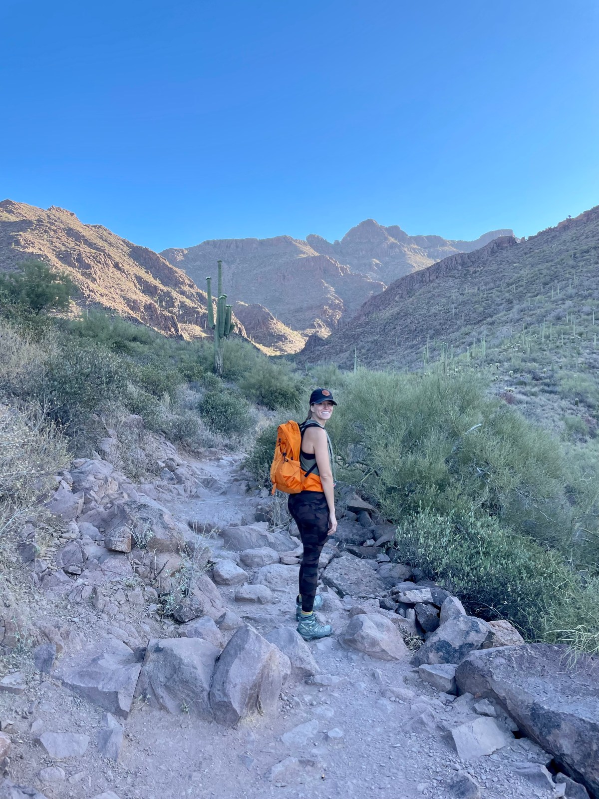 Hieroglyphic Trail in the Superstition Wilderness Area of Tonto National Forest