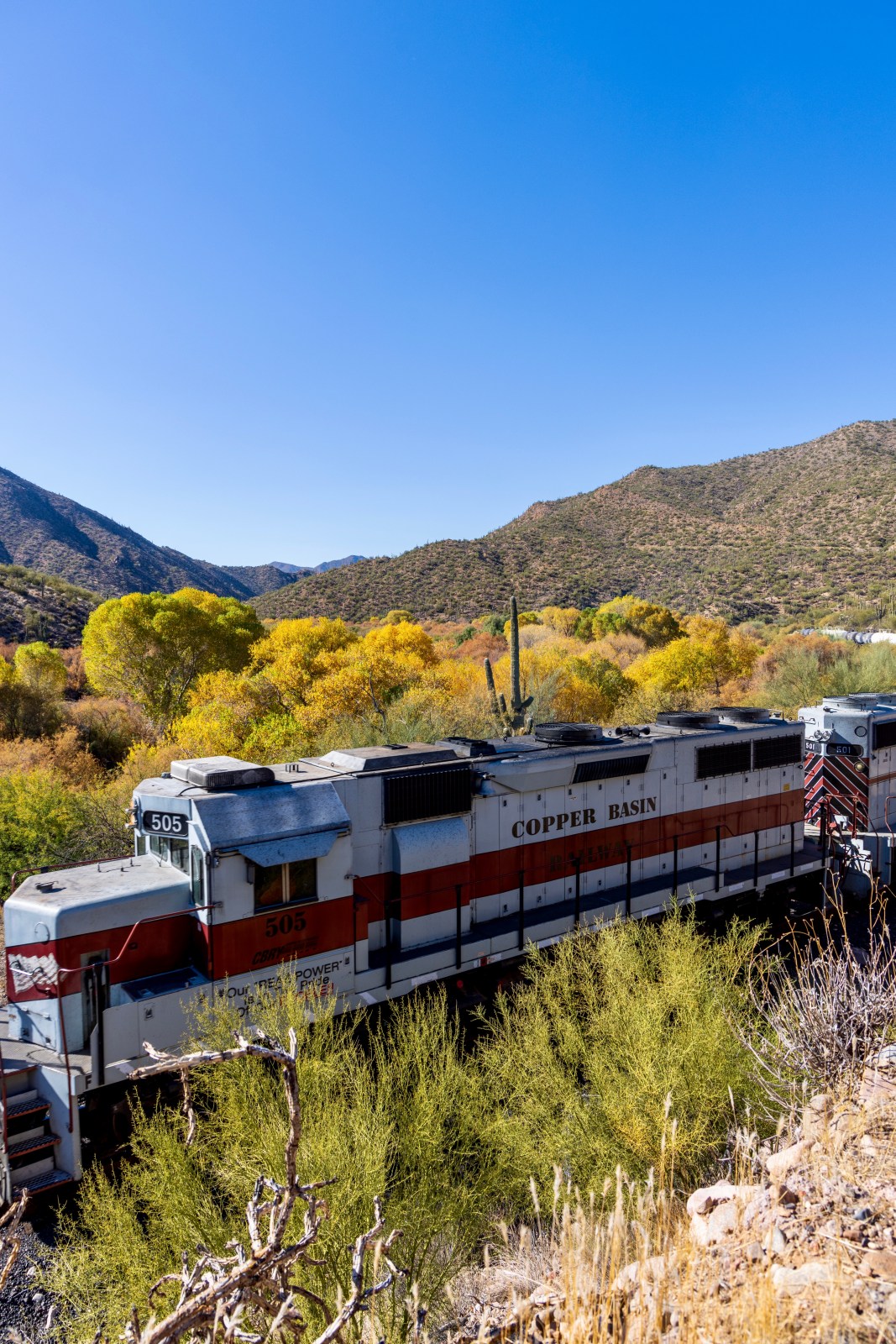 Train by Gila River