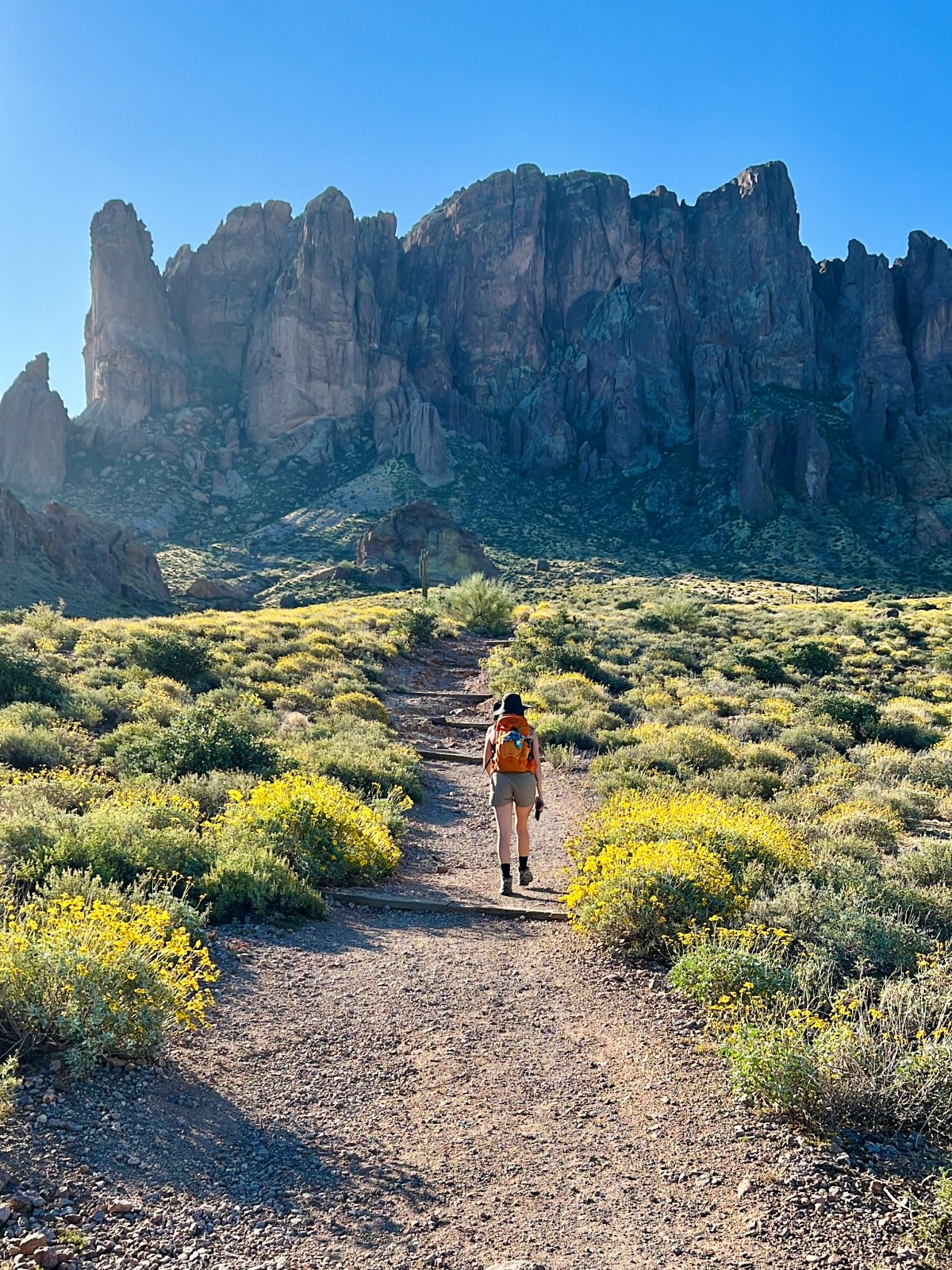 Jacob's Crosscut Trail #58, Tonto National Forest from Crosscut trailhead off First Water Road