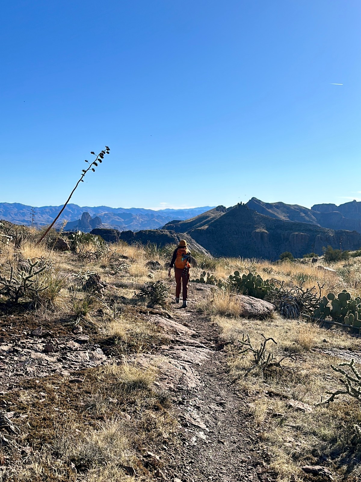 Superstition Ridgeline Trail, Tonto National Forest Superstition Wilderness