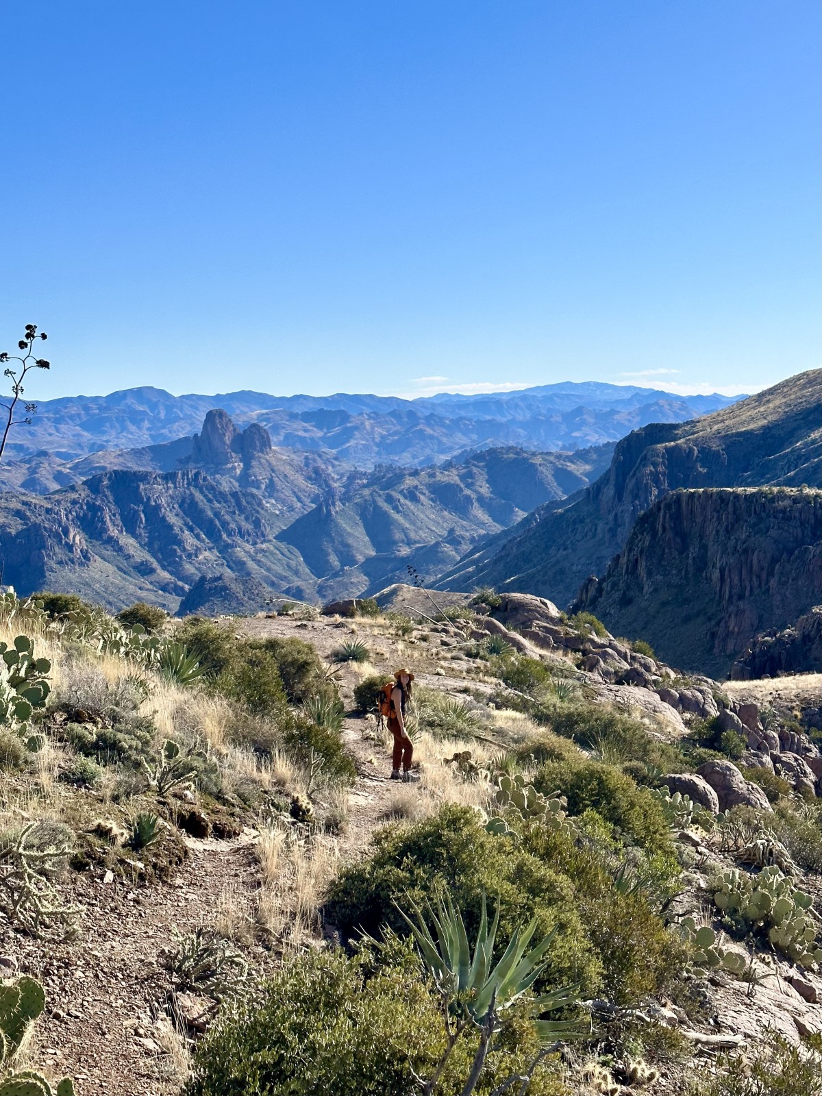 Superstition Ridgeline Trail, Tonto National Forest Superstition Wilderness