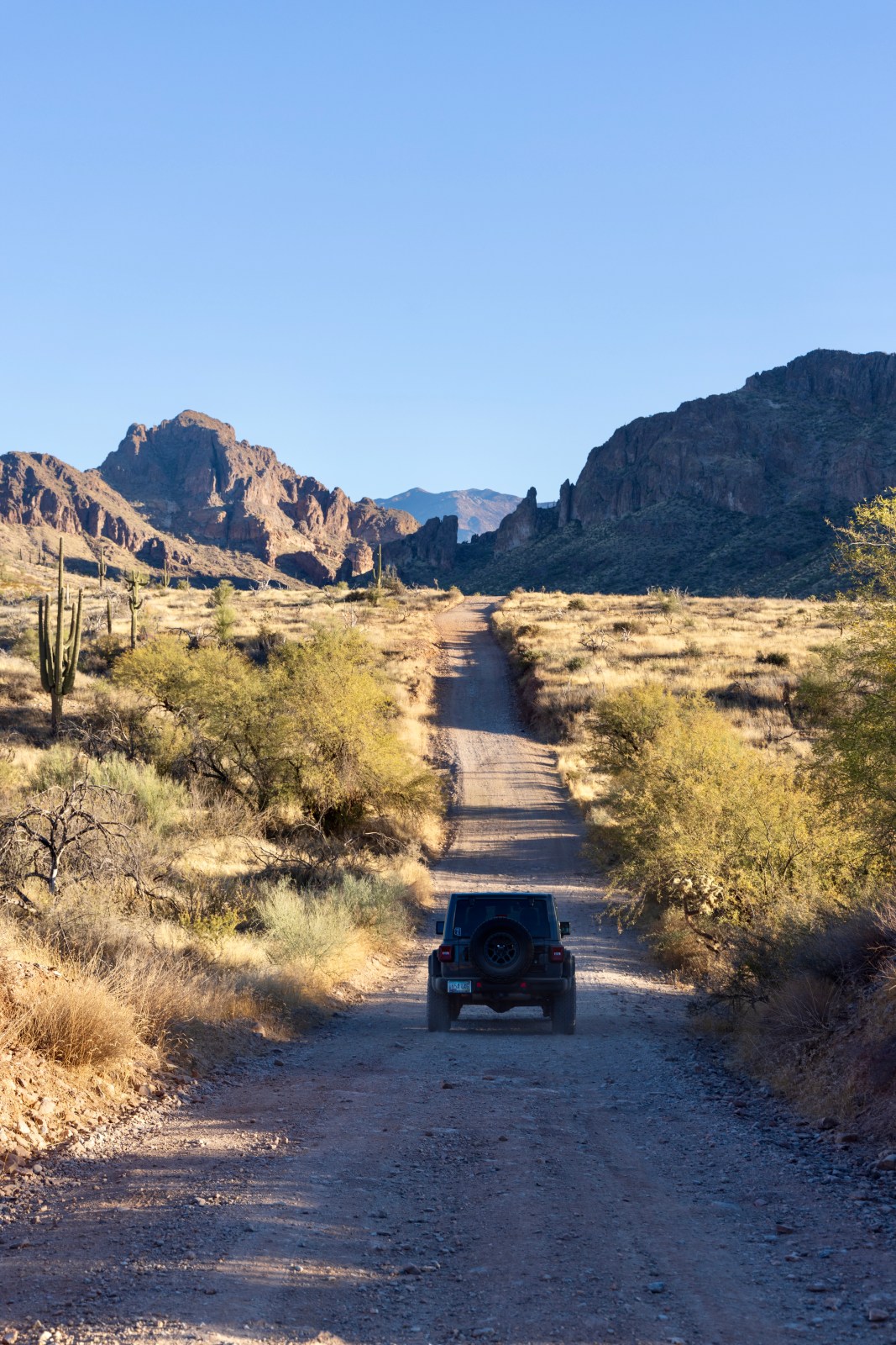 Hewitt Canyon Rd (forest road 172) towards Montana Mountain, Tonto National Forest
