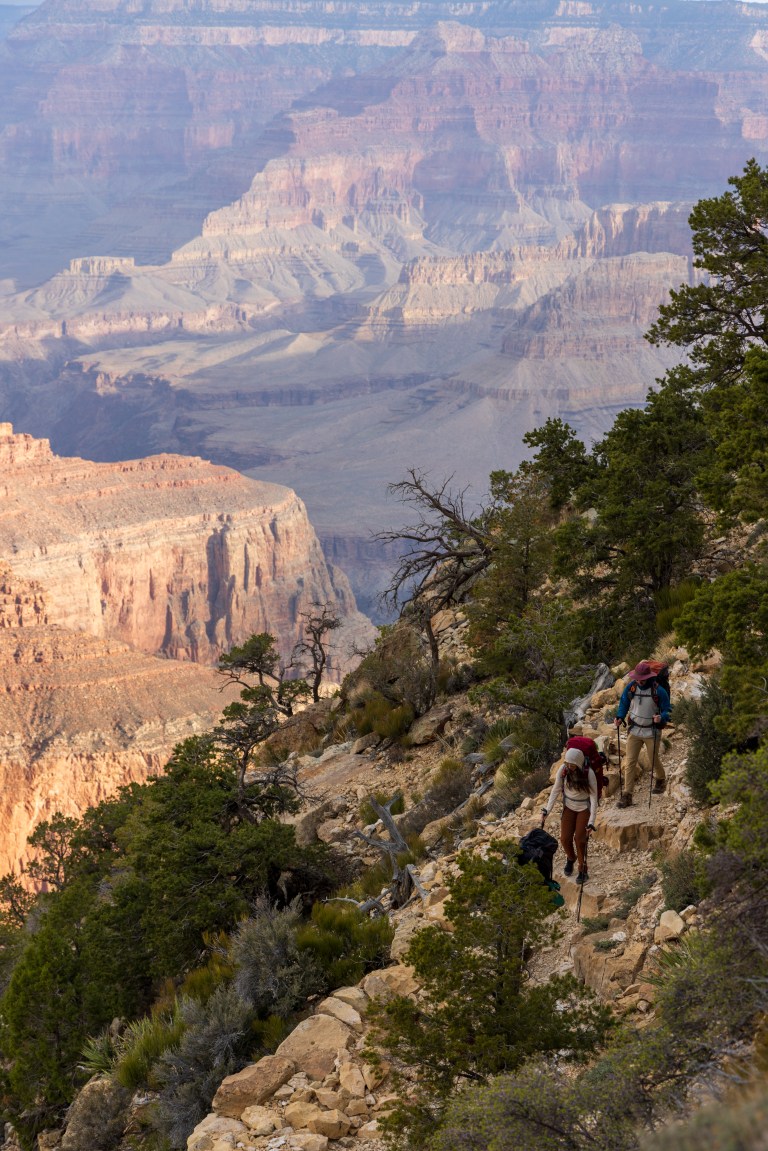 Beginning sections of Hermit Trail, Grand Canyon National Park