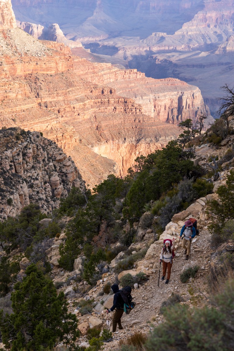 Beginning sections of Hermit Trail, Grand Canyon National Park