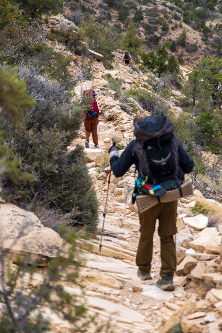 Beginning sections of Hermit Trail, Grand Canyon National Park